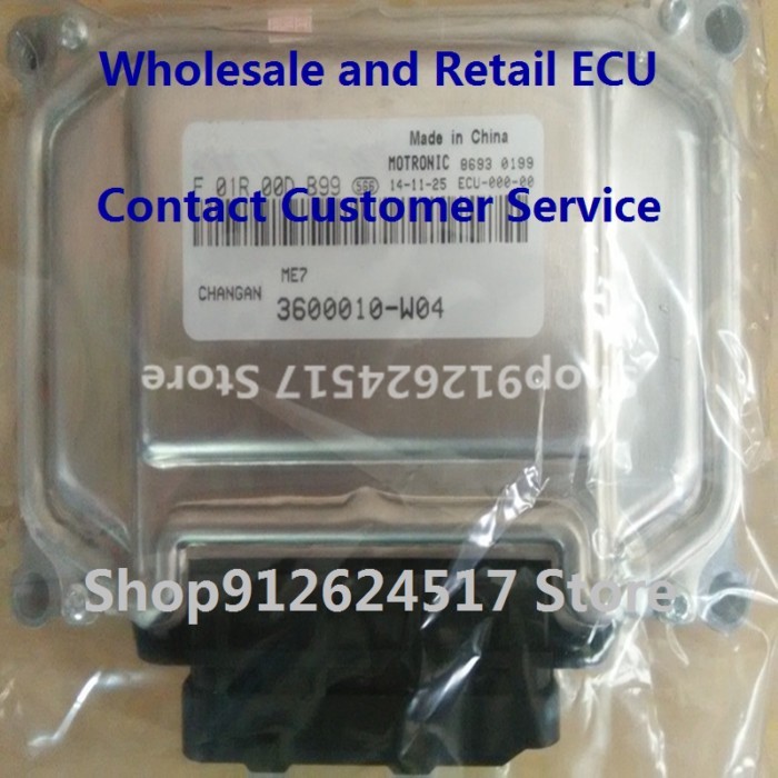 Electronic Control Unit Car Accessories ME7 ECU For/Changan F01R00DB99 3600010-W04 F01RB0DB99/F01R0