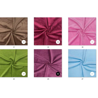 1.5 มม.ผ้าตุ๊กตาสั้นนุ่มพิเศษหนาคริสตัล Super Soft Flannel Plush ของเล่นทําด้วยมือ Diy ผ้า 45x50 ซม.