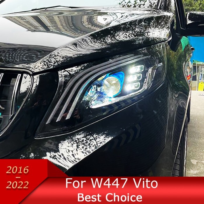 Car Lights for Vito W447 Metris V Class 2015-2020 LED Auto Headlights Assembly Upgrade Maybach Desi