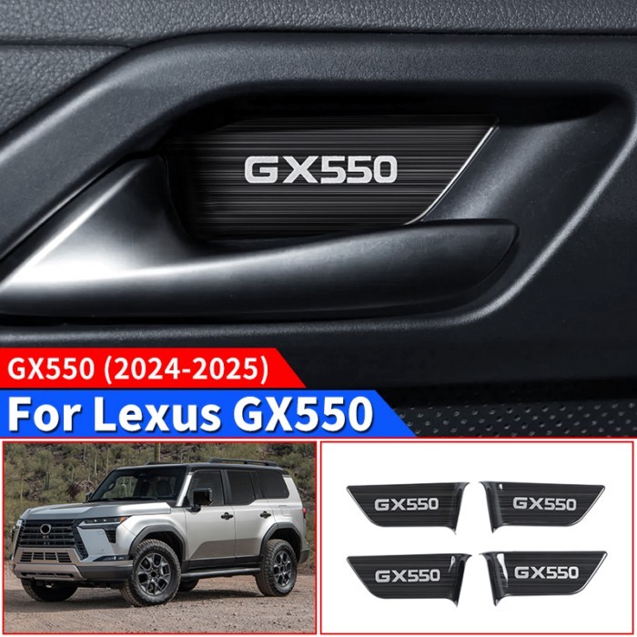 For Lexus GX550 550h Inner Door Wrist Sticker Interior Upgraded Accessories Car Door handle sticker