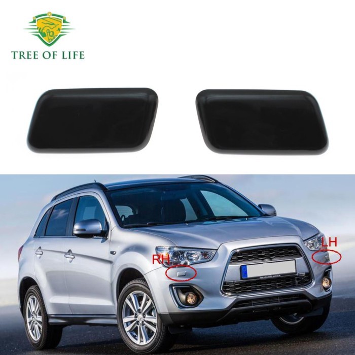 8265A628ZZ 8265A627ZZ New Front Bumper Headlight Washer Spray Nozzle Cover Cap For Mitsubishi ASX 2