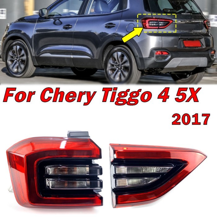 Exterior Accessories For Chery Tiggo 4 5X 2017 Rear Inside Outside Tail Light Turn Siganl Lamp Warn