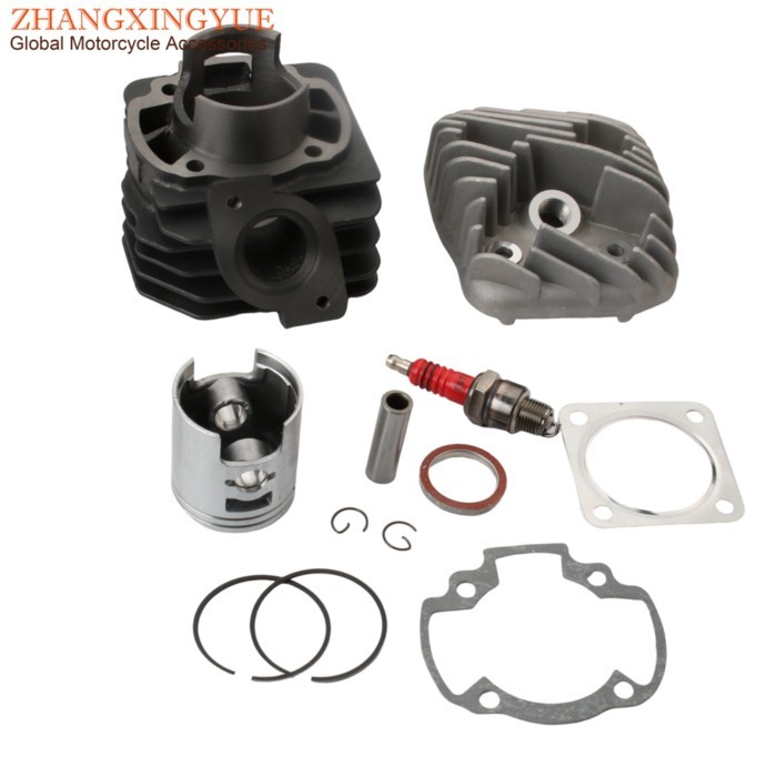 Scooter 70cc Big Bore Cylinder Kit & Head For Kymco Curio CX50 DJ Fever 1 2 KB 50 Meteorit Scout 50
