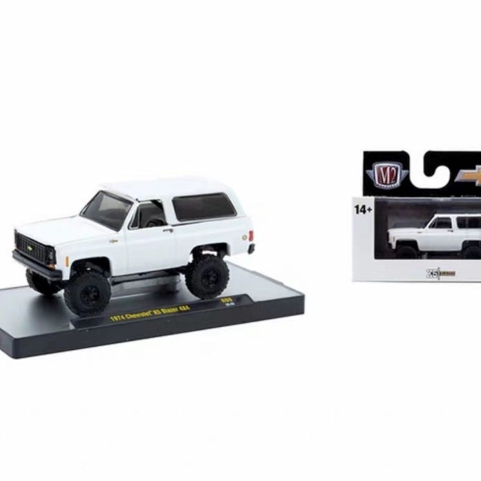 M2 1/64 1974 Chevrolet K5 Blazer 4X4 Chevrolet โมเดลรถโลหะผสม