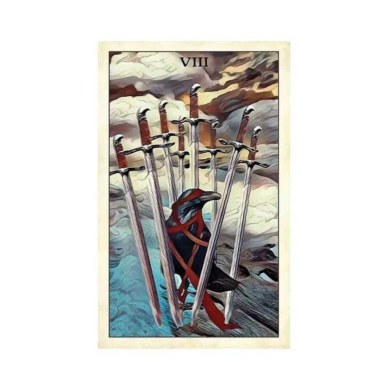 Tarot Crow Tarot Crow เกมกระดาน Crow Tarot Bird การ์ดสัตว์ไพ่ทาโรต์