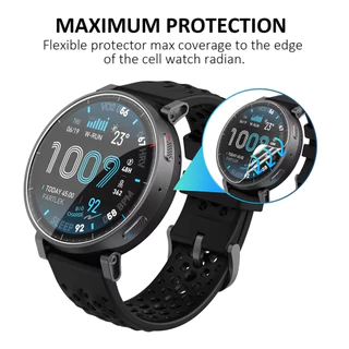 ฟิล์มไฮโดรเจลสําหรับตัวป้องกันหน้าจอ Amazfit Active Max ความโปร่งใสสูงสําหรับฟิล์มสมาร์ทวอทช์ Amazfit Active Max