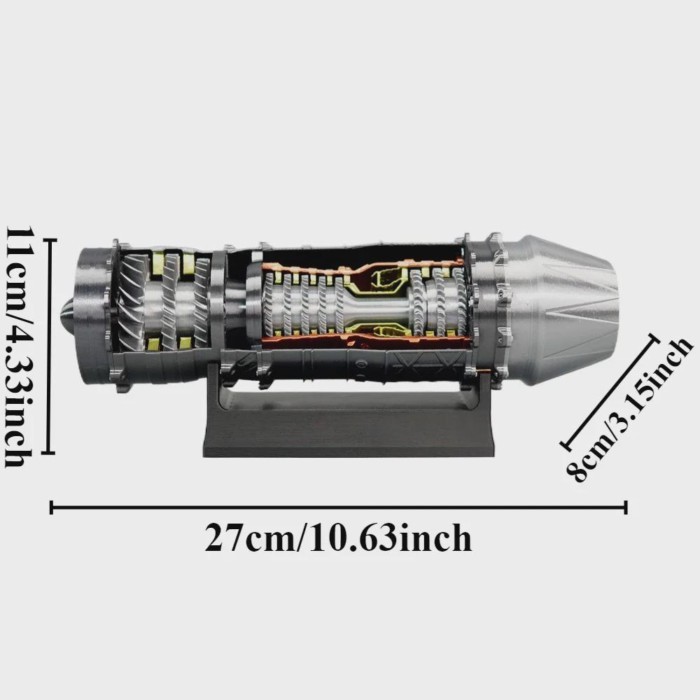 WS15 Turbofan 10 Fighter Engine Model Suitable for The Fifth Generation J-20 Aviation Engine Scient