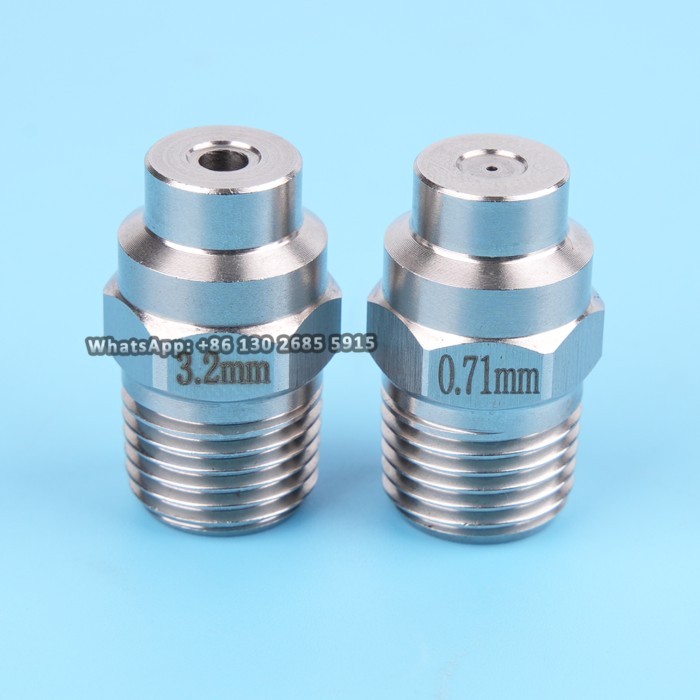 Solid Stream Nozzle with Needle Jet, High Pressure Straight Solid Stream , Solid Cone Spray, 1/4 Th