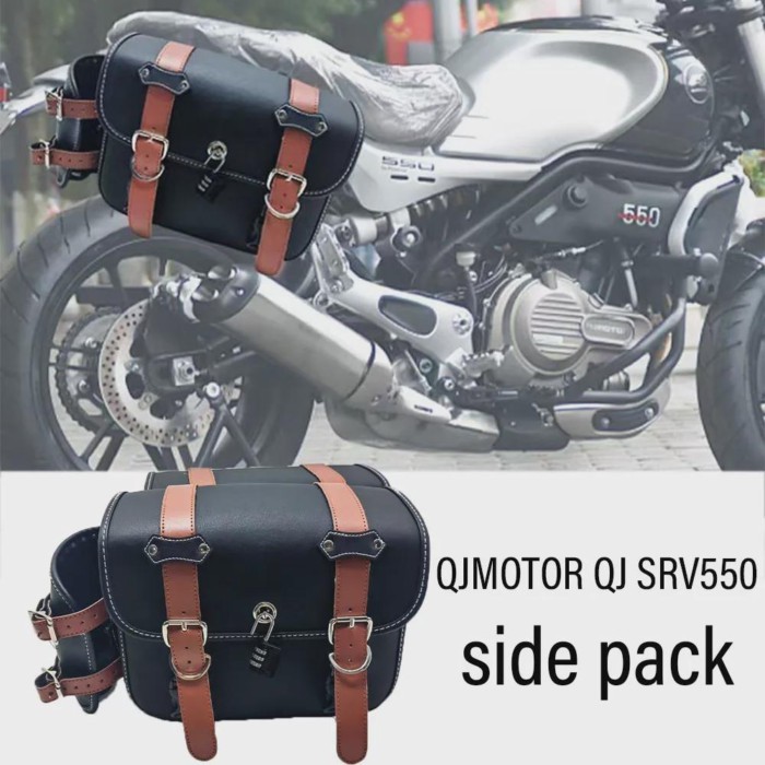 New For QJMOTO QJ SRV550 Motorcycle Saddle Bag Side Saddlebags Accessories Fit QJMOTO QJ SRV550 ST5