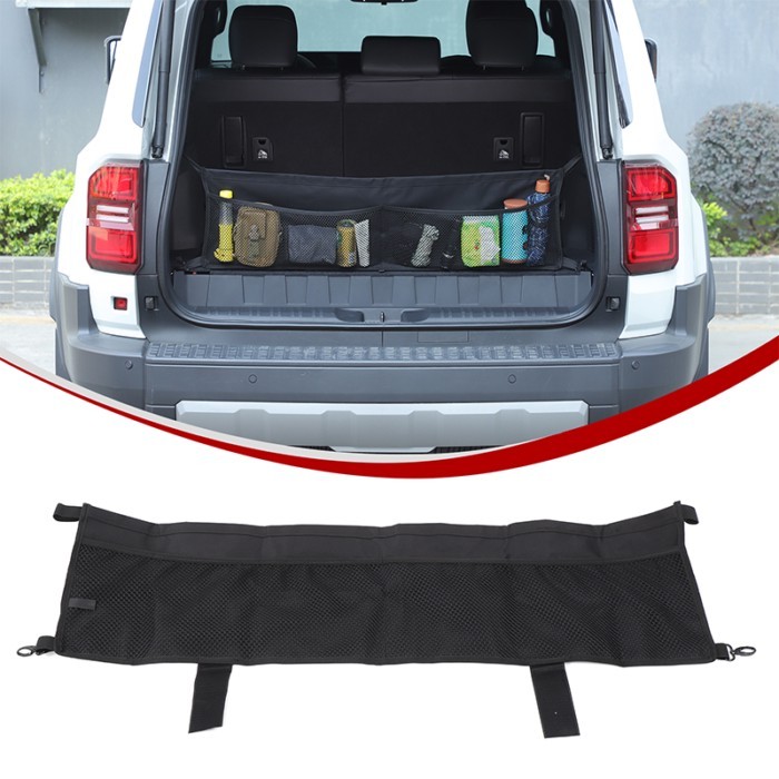 For Toyota Prado/Land Cruiser 2024+ model trunk vertical storage net pocket, trunk isolation net st
