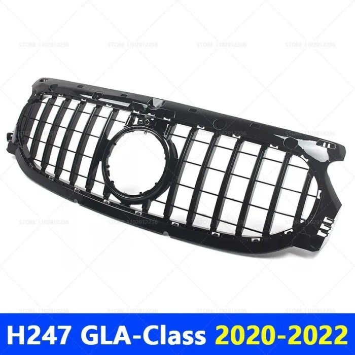 for 2020-2022 H247 GLA-Class Mercedes Benz GLA180 GLA200 GLA250  GLA45 AMG GT Style Upper Bumper Ho