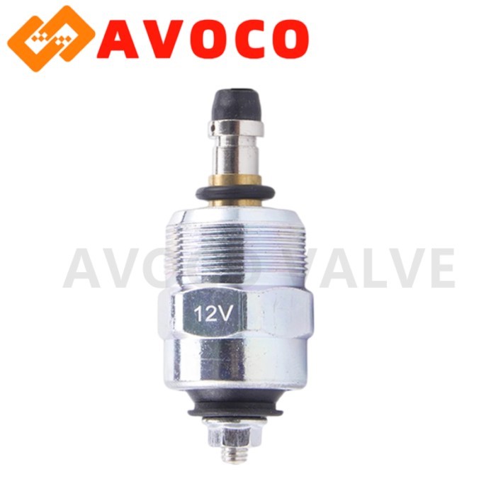 12V 24V New diesel engine fuel stop solenoid valve injection pump switch oil cutoff value generator