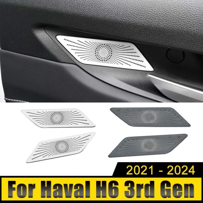 For Haval H6 3rd Gen 2021 2022 2023 2024 H6S GT HEV PHEV Car Rear Door Handle Audio Horn Hood Speak