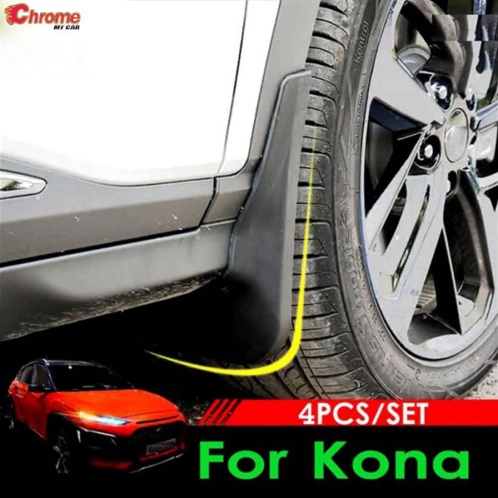 Mudflaps Set For Hyundai Kona Kauai 2017 2018 2019 2020 2021 Mud Flaps Molded Splash Guard Mudguard