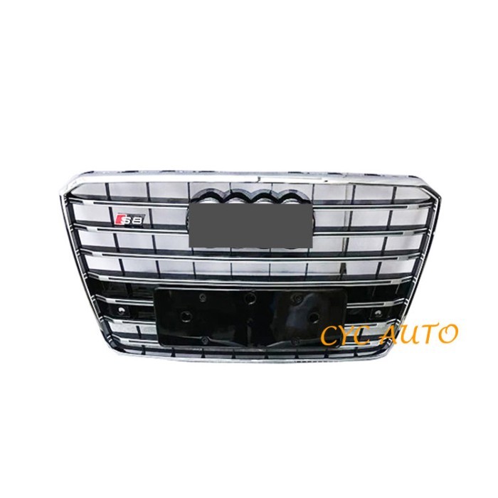 S8 style High quality ABS front bumper grille for Audi A8 4N D4 D5 2015 2016 2017 2018+