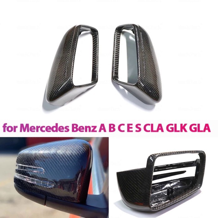 For Mercedes Carbon Mirror W204 W207 W212 W176 W218 W221 Carbon caps for Mercedes A C CLS E CLA Cla