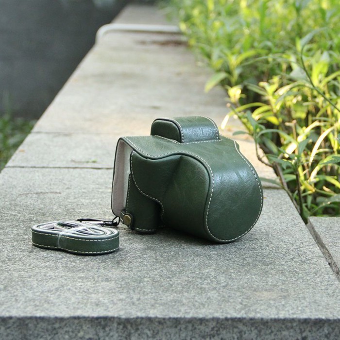 เหมาะสําหรับกระเป๋ากล้อง Panasonic GX9 Retro GX9 เคสหนัง G100 เคสป้องกัน GX9 ฐานครึ่งชุดการ์ตูนน่ารั