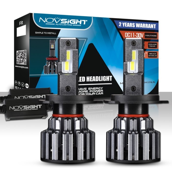NOVSIGHT 90W 15000LM Car LED Headlight for Cars H4 HB2 H7 H11 9005/HB3 9006/HB4 LED Light Bulbs 600