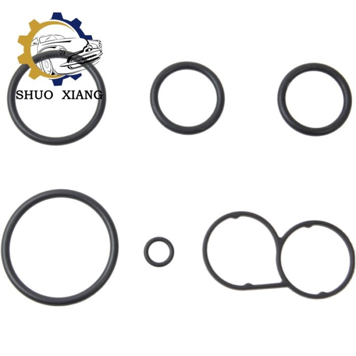 077198405 Engine Oil Filter Housing Gasket Set for Volkswagen BGH/BGJ/AXQ 4.2L 8cyl PHAETON AUDI A8