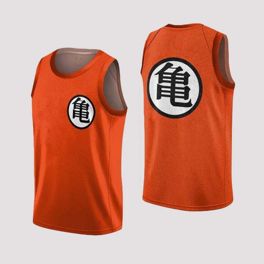 Bandai Anime Dragon Ball Z เสื้อแขนกุด malesymbol แห้งไว สวมใส่ง่าย น้ำหนักเบา เหมาะสำหรับซัมเมอร์และฟิตเนส