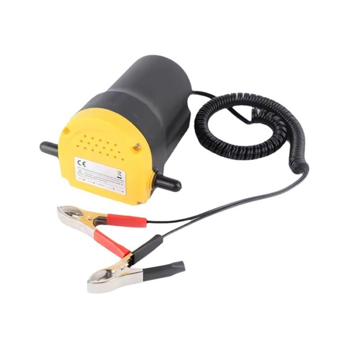 12V Electric Car Oil Pump Crude Oil Fluid Pump 60W Extractor Transfer Engine Suction Pump+Tubes For