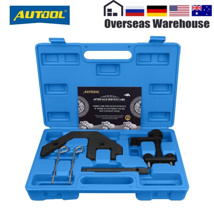 AUTOOL Car Engine Timing Locking Tool for BMW l-2.0 3.0 Ltr Diesel -E38 E39 E46 M47 M57 Auto Engine