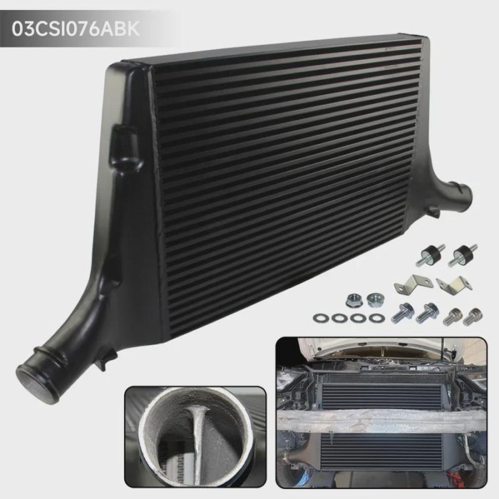 Bar&Plate Intercooler Tuning Competition Performance Fit For Audi A4 B8 A5 B8 1.8 2.0 3.0 TDI 2008-