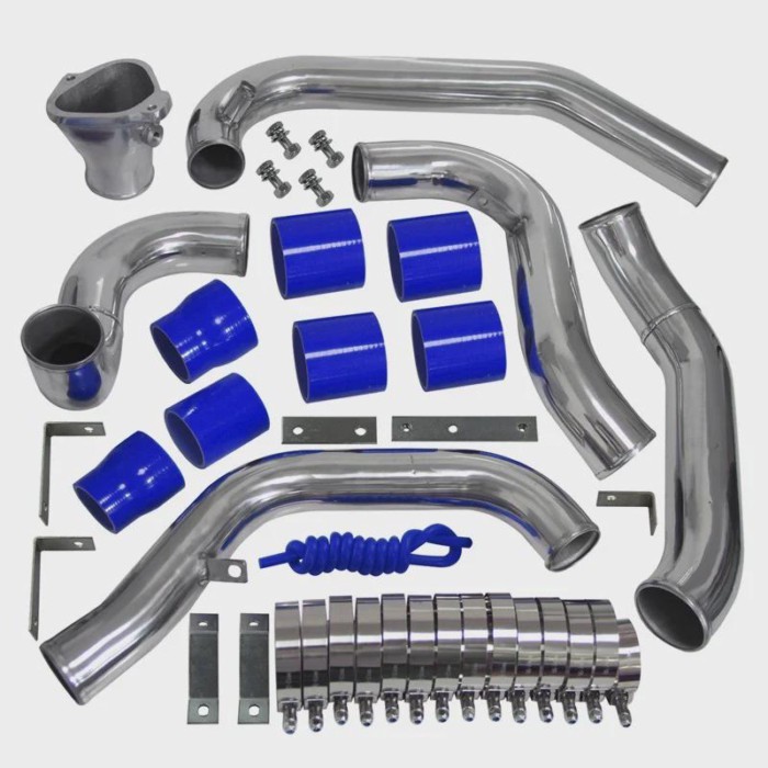 Front Mount Upgrade Single Turbo Intercooler Piping for 1986-1991 Mazda RX-7 FC FC3S 13B 1.3L Engin