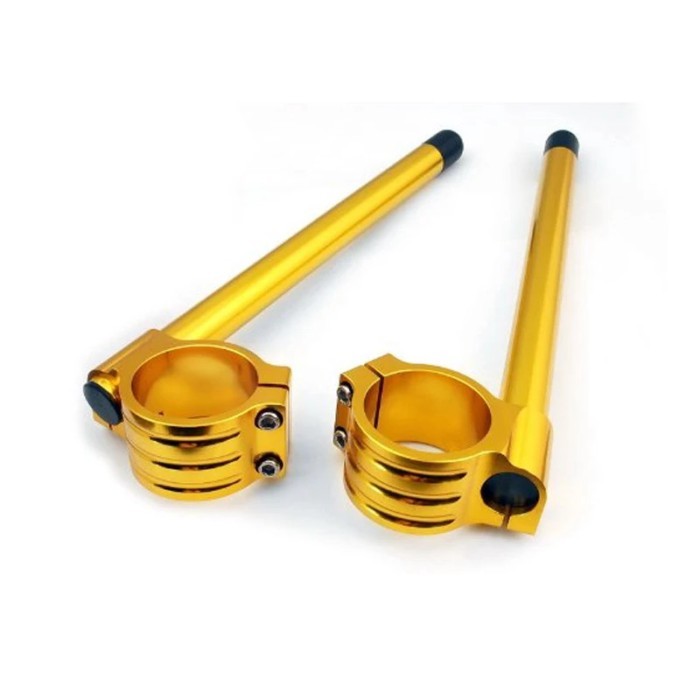 Motorcycle Pair 7/8" Racing HandleBars Clip ons 50mm Fit For APRILIA RSV 1000 RP 2001-2003 RSV 1000