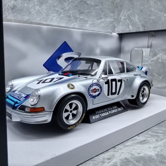 SOLIDO 1/18 PORSCHE 911 RSR #107 1973 โมเดลแข่งปอร์เช่อัลลอย