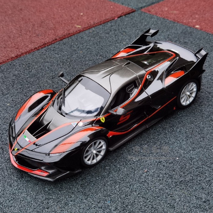 Bimei Gao 1: 18 รถเฟอร์รารีรุ่น FXXK EVO รถแข่ง Supercar รุ่นจําลองรถรุ่น