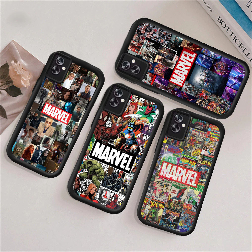 WA36 Marvel สําหรับ Hp ชุบ Realme Narzo Note N53 C61 NEO6 N61 30 8S N63 50 GT Q3 V13 SE 5G วัสดุ TPU