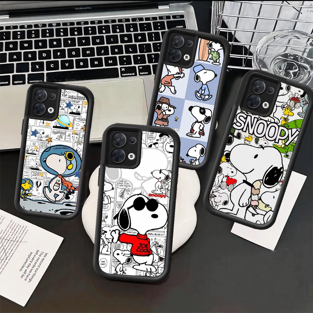 WC6 การ์ตูน Snoopy สําหรับ Hp ชุบ Realme Narzo Note N61 V13 SE Q3 GT 30 N53 8S C61 N63 NEO6 50 5G วั