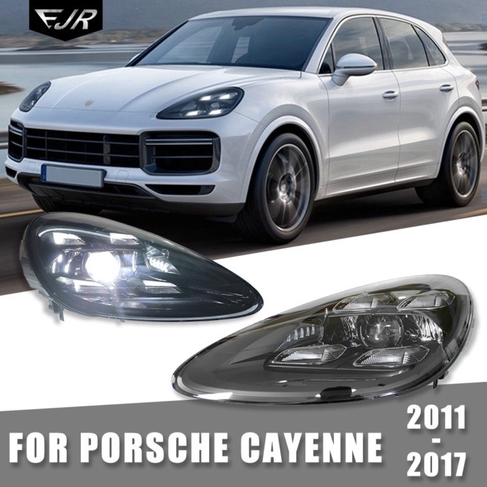 For Porsche Cayenne 2011-2018 High Quality LED Headlights 958.1 958.2 Upgrade 9Y0 Front Head Light