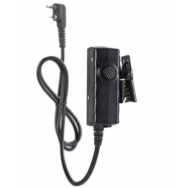 ▥ ARMNEXT ทธวิธี ชุดหูฟังทธวิธีปุ่มเปิดใช้งาน Push-To-Talk PTT อะแดปเตอร์ M51interface Fit สําห