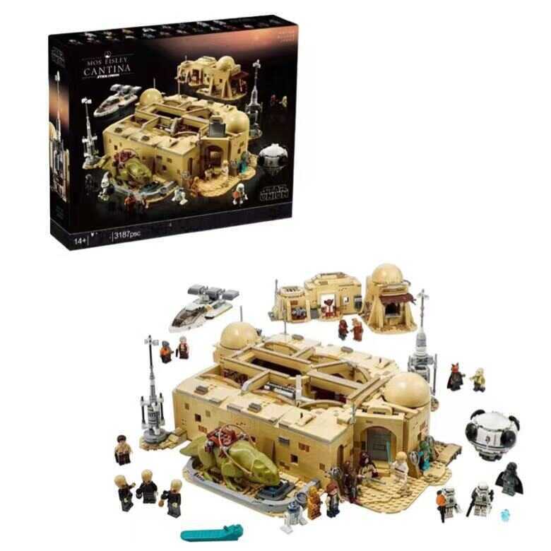 Lego 75290 Star Wars Series Moss Acely Little Hotel Building Blocks ประกอบของเล่น