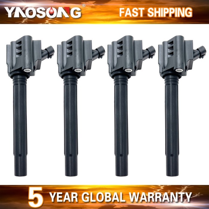 4PCS Ignition Coil For Jiangling Truck National VI 2.9L Kairui Power Dongfeng Chaolong CR4N29C6A KY