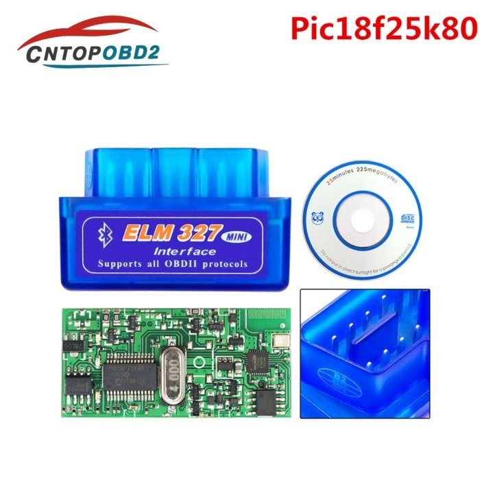 2022 ELM327 With PIC18F25K80 V1.5 Board Auto OBD Scanner Code Reader Tool Super MINI elm 327 For An