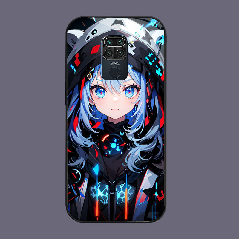 HW-28 Rock Music Hatsune Miku แก้วปลอกสําหรับ Xiaomi Redmi หมายเหตุ Poco X3 9S M2 9 NFC Pro