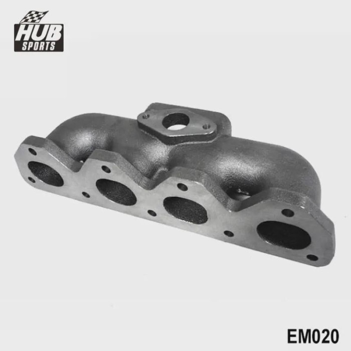 Cast Iron Turbo Exhaust Manifold Header T3 for Honda Prelude H22 SOHC VTEC 92-01 Engine Fit 38MM Wa