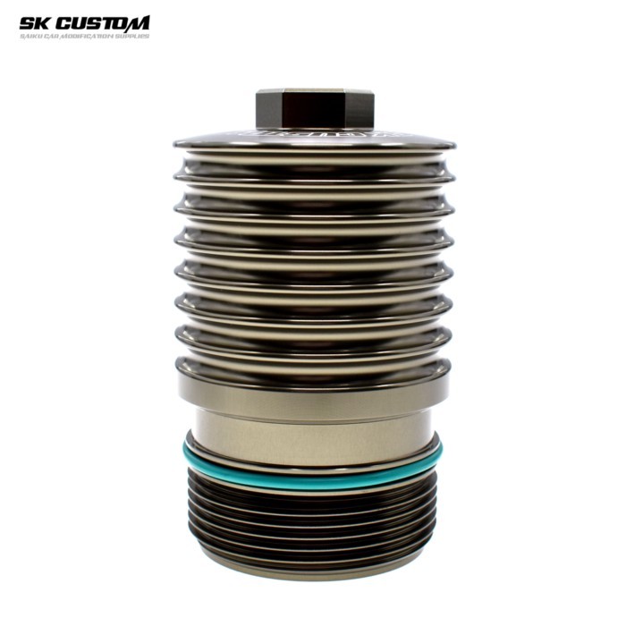 SK CUSTOM For Volkswagen Audi 3rd Generation EA888 1.8T 2.0T Aluminum Alloy Oil Filter Housing