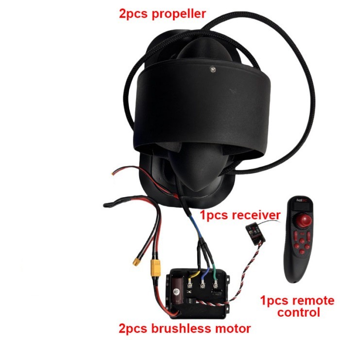 ROV Underwater Propeller For Fishing Boat Kayak Modified Submersible Robot 24-48V 10A 130N 800W Hig