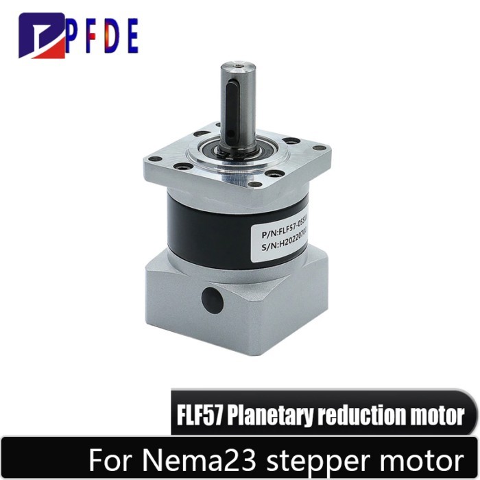 PFDE FLF57-SW Planetary Reducer FLF57 Suitable For Nema23 57 Stepper Motor 8mm Input and 14mm Outpu