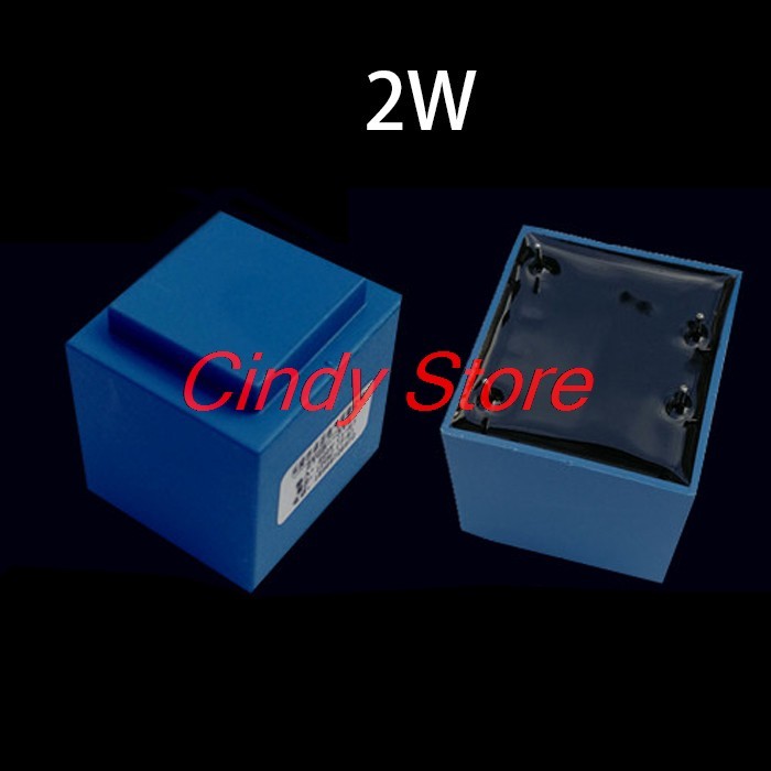 EI 2W 2VA AC 220V To 9V 12V Mini Sealed Plug In PCB Board 4 Pin 10/20mm Pitch Welding Power Isolati