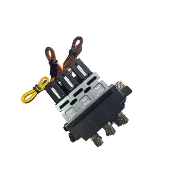 RC Model 3-way Hydraulic Directional Valve Model Excavator Hydraulic Valve Forklift Hydraulic Steer