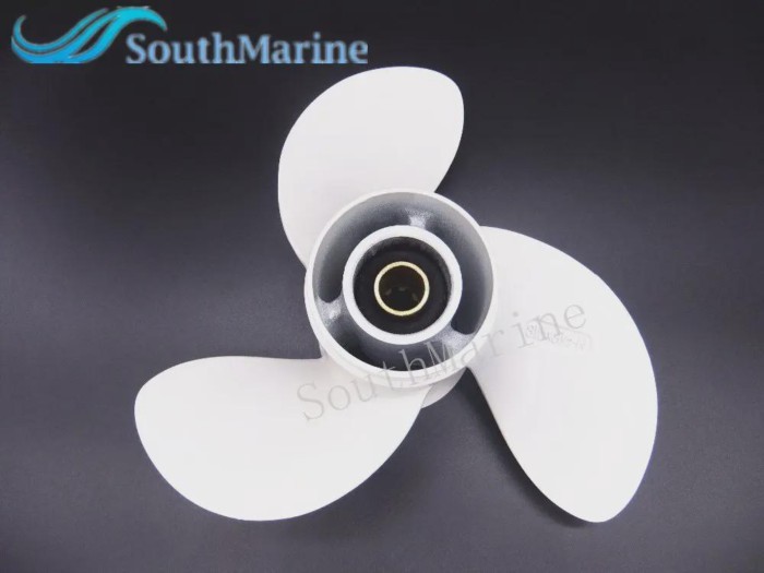 8 1/2 x 8 1/2 -N Aluminum propeller for Yamaha 6hp 8hp 9.9hp F6 F8 F9.9 Boat Engines 6G1-45941-00-E