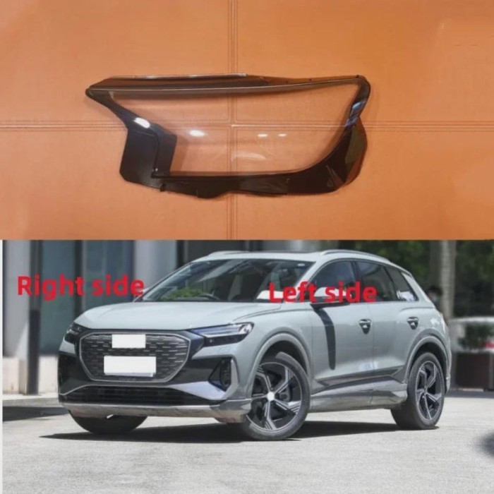 For AUDI Q4 2022 2023 Car Headlight Shell Headlight Cover Headlamp Lens Headlight Glass Auto Shell