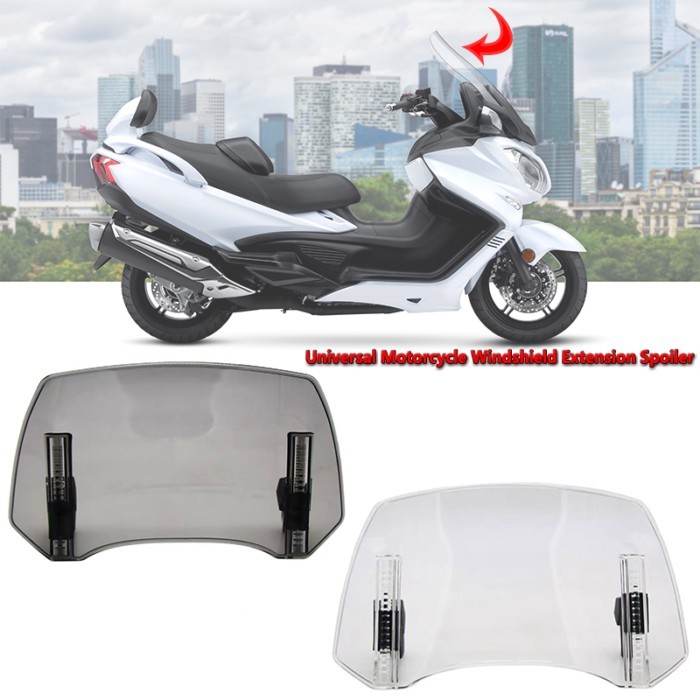 Fit for Suzuki BURGMAN 650 400 125 200 AN650 AN400 AN125 AN200 Motorcycle Windshield Extension Spoi