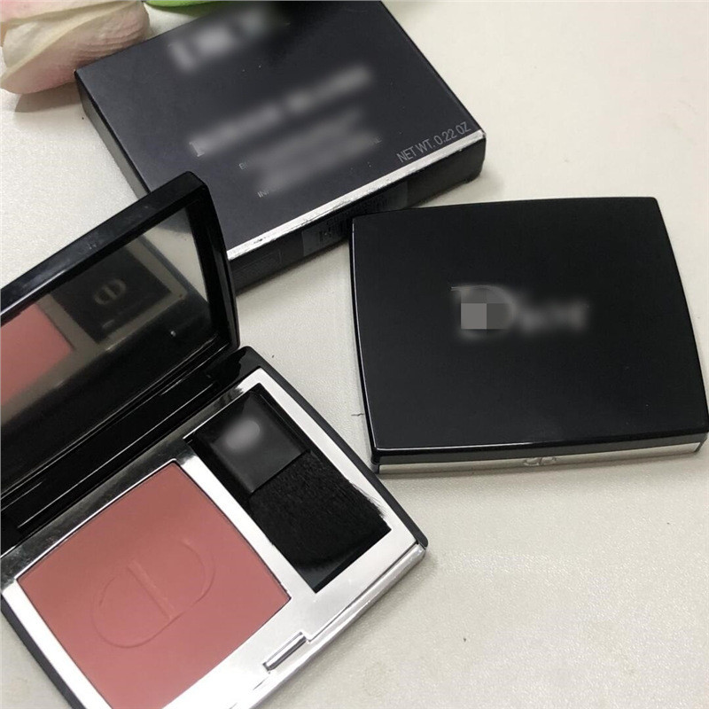 รูปแบบใหม่ D House Blush Monochrome Flame Blue Gold Delicate Makeup Holding Satin Matte เพิ่มซับ เรื