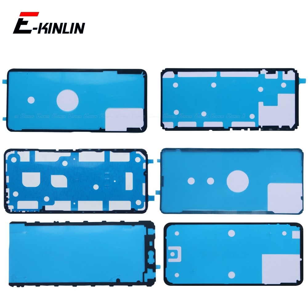 ด้านหน้าจอแสดงผล LCD หน้าจอกาวปกหลังสติกเกอร์ด้านหลังกาวเทปสําหรับ Vivo iQoo Z1 Z6 Z6x Z7 Pro Z7i Z7